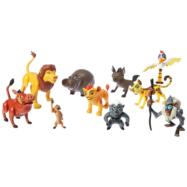 Details about   10-Piece Lion Guard Deluxe Figure Pack 12.75 in Tall Pride Land Friends